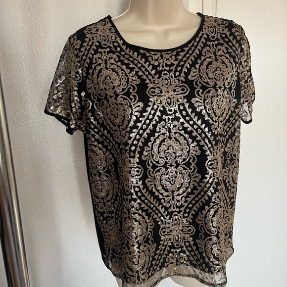 Jaclyn Smith Condition- sequence top beautiful! - Picture 4 of 8